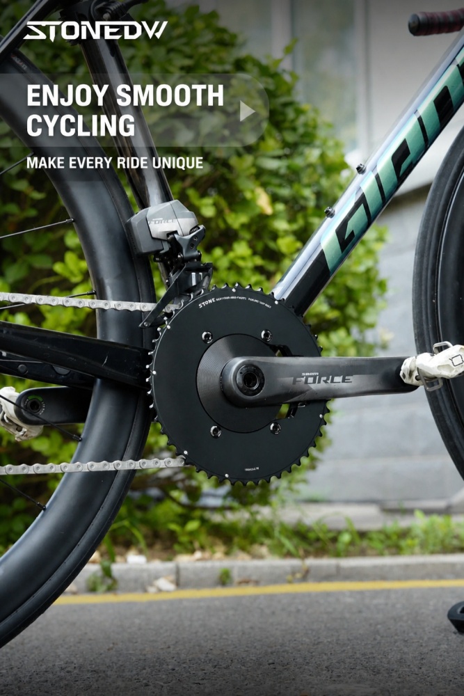 Stone 110bcd Double Bike Chainring aero hollow for Sram AXS Flattop 12 13 Speed for Shimano Sigeyi Magene QUARQ R7000 R7100 R8000 R8100 R9100 R9200 4700 5800 6800 9000