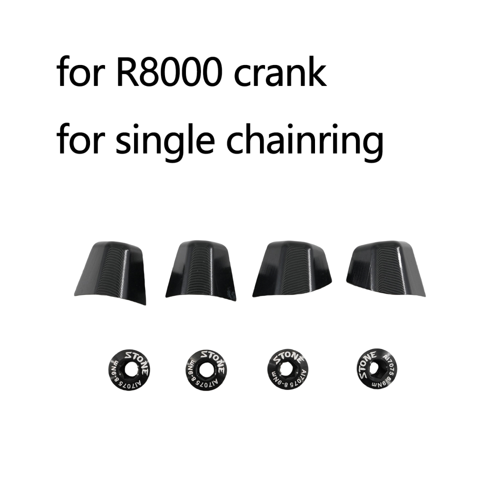Stone AL7075 Chainring Cap for 105 R7100 R8100 R9200 R7000 R8000 R9100 5800 6800 9000 Road Bike Crank Cover Screws 1x and 2x Decor caps Repair Parts