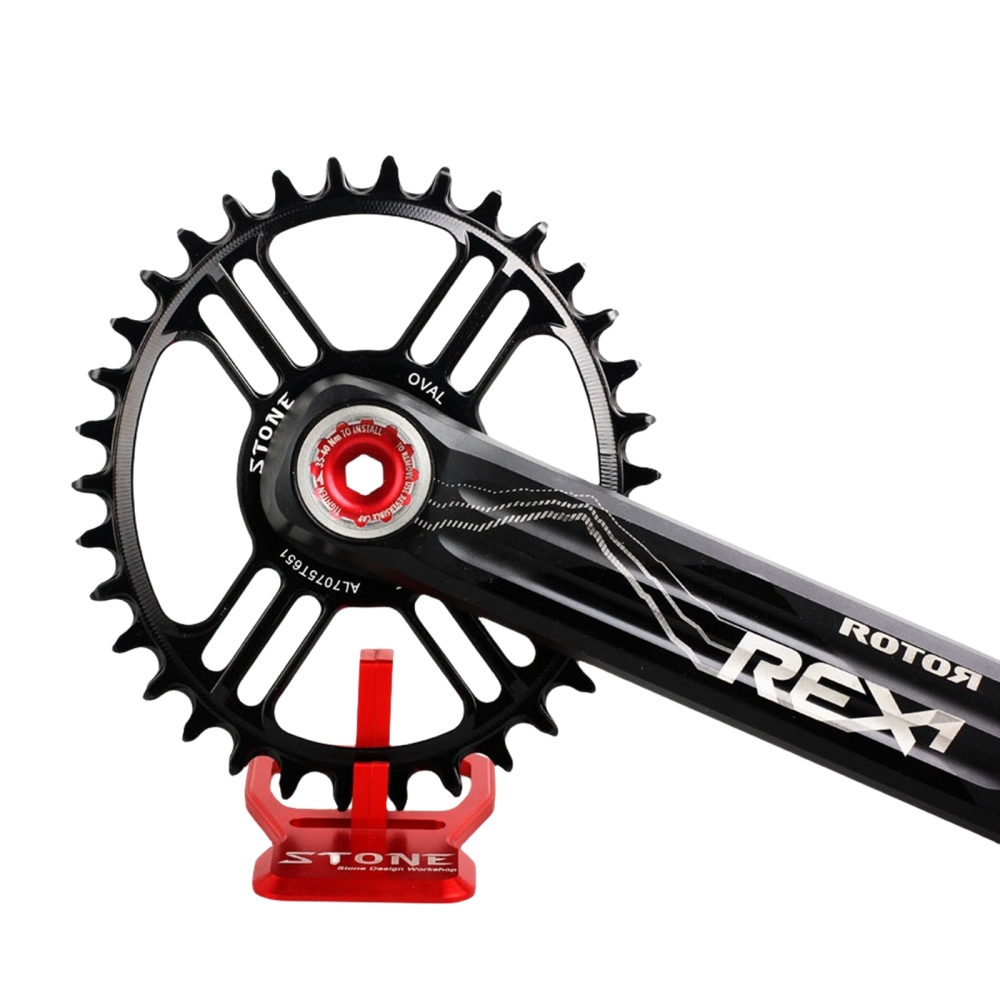 Stone Round Oval Chainring For Rotor 30mm REX 1.1 REX 2.1. 3D+ XC2 3DF XC2 5mm Offset 30T 32 34 36 38T MTB Bike Chainwheel DM