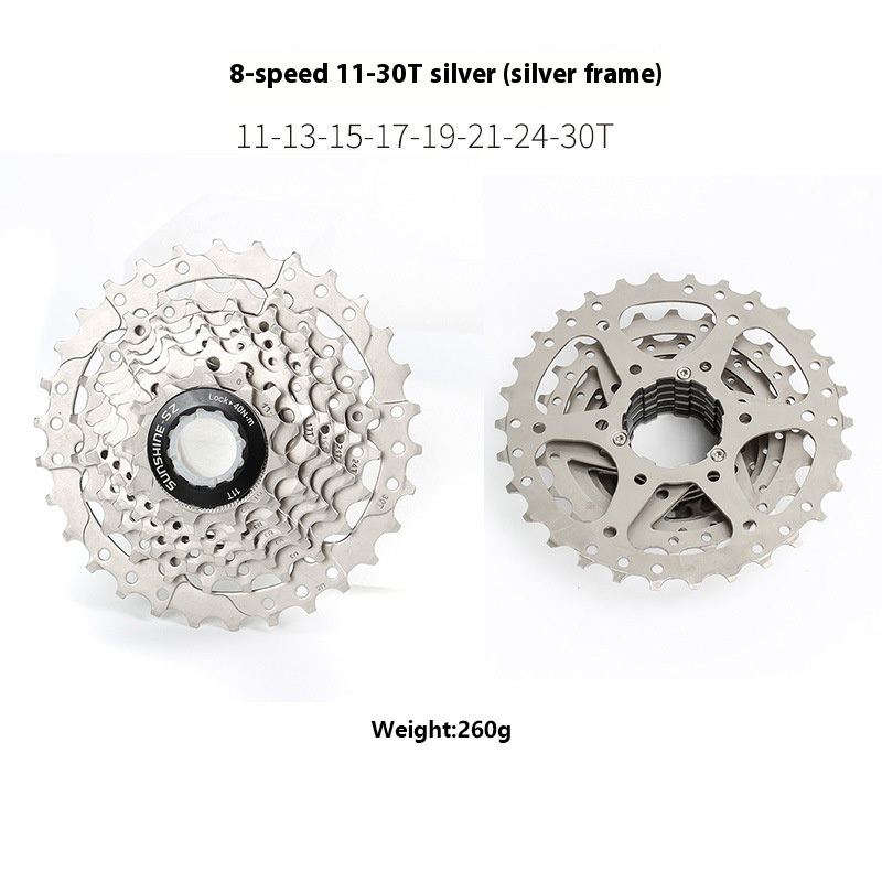 SUNSHINE-SE HG Cassette Freewheel for Road Bike 8 / 9 / 10 / 11 / 12 Speed Standard Series 11-23T 25T 28T 30T 32T 34T 36T Compatible with Shimano SRAM Sensah LTWOO Microshift HG Freehub Systems