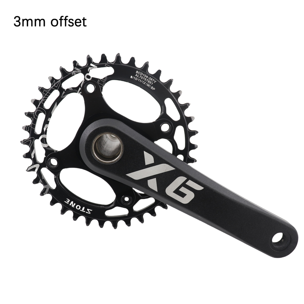 STONE bike chainring spider adapter 104bcd 0mm 3mm 5mm offset convert direct mount for SRAM 3 pins DUB BB30 24 BOOST 148mm X9 XX1 X0 X01 1x Speed