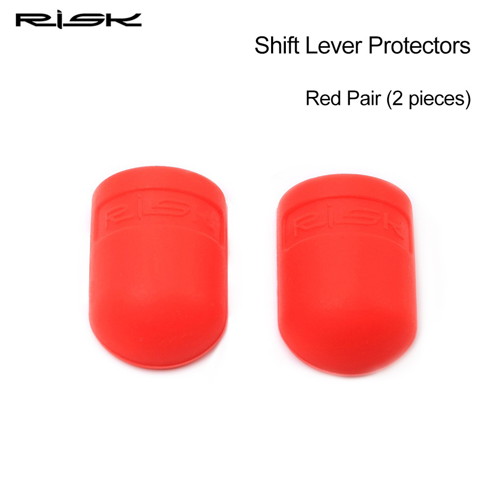 RISK Road Bike Shifter Protector Cover Bicycle Shifter Sleeve Colorful Silicone Cover Brake Lever Cover