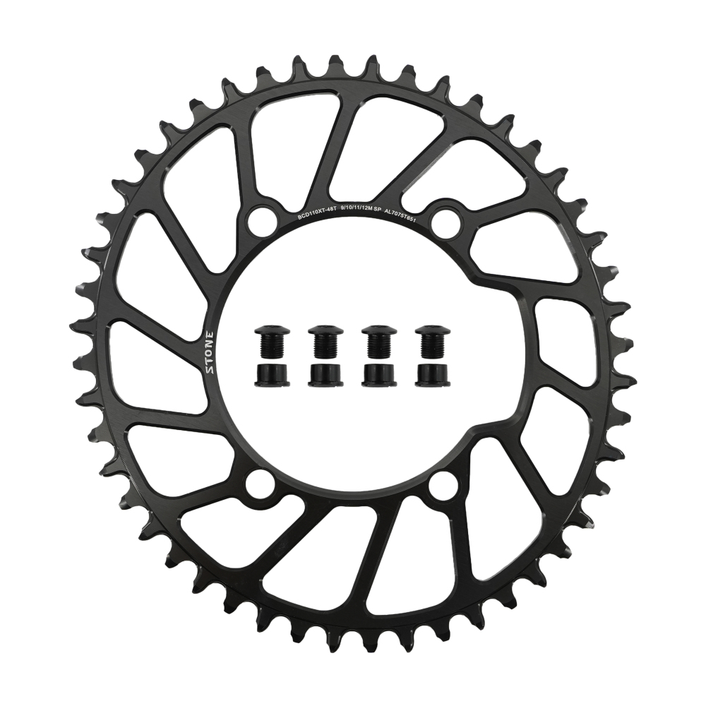 Stone Chainring 110 BCD for Shimano 4700 5800 6800 9000 Oval 34 36 38 40 42 44 46 48 58T 60T Narrow Wide Road Bike 110bcd