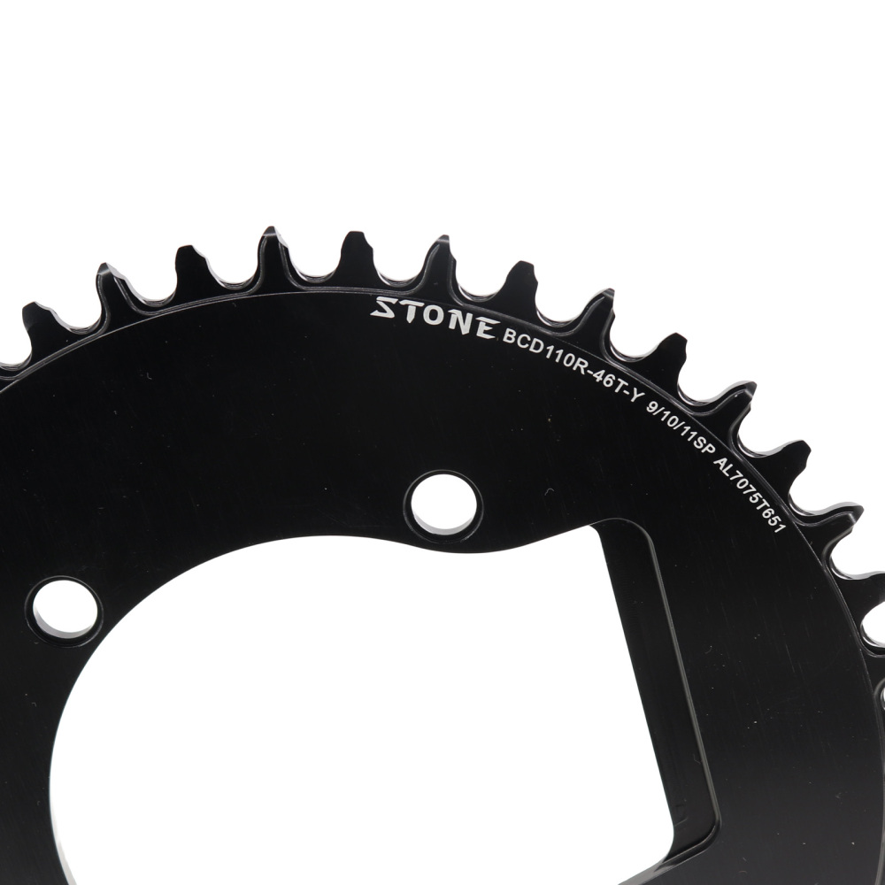 Stone Round Chainring 110 BCD for Shimano 105 R7000 R8000 R9100 110bcd 34T 40 46T 48 50T 54 56 58T 60 Road Bike 12s 12 speed ULTEGRA DURA-ACE