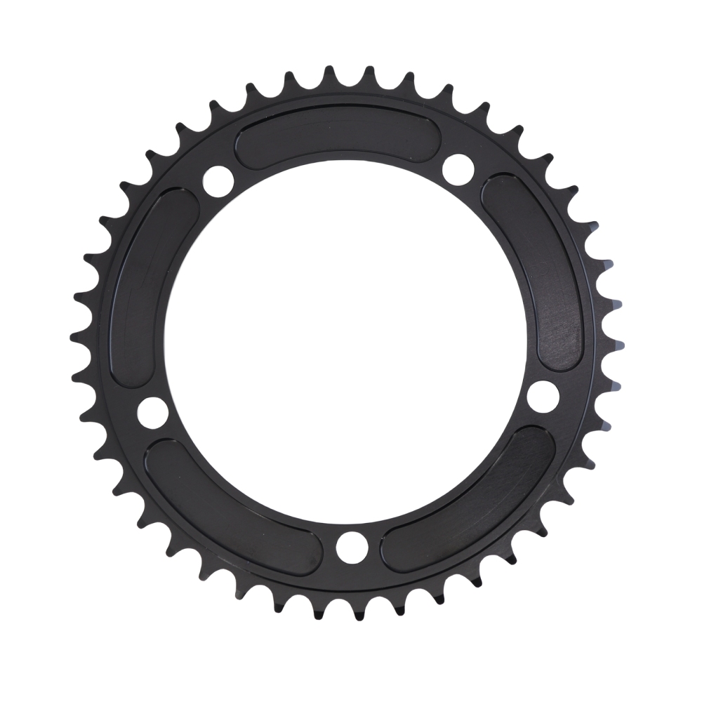 Stone 130 BCD Chainring for Single Speed Fixed Gear Fixie Track Bike Round 42T-60T Chainwheel 1/2" x 1/8" Chain