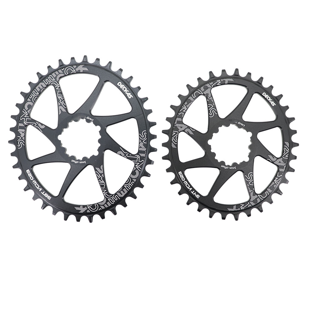 Deckas Oval Chainring GXP 3mm 6mm Offset Direct Mount for Sram GXP XX1 Eagle X01 X1 X0 X9 32T 34T 36 38 MTB Road Bike 6 mm