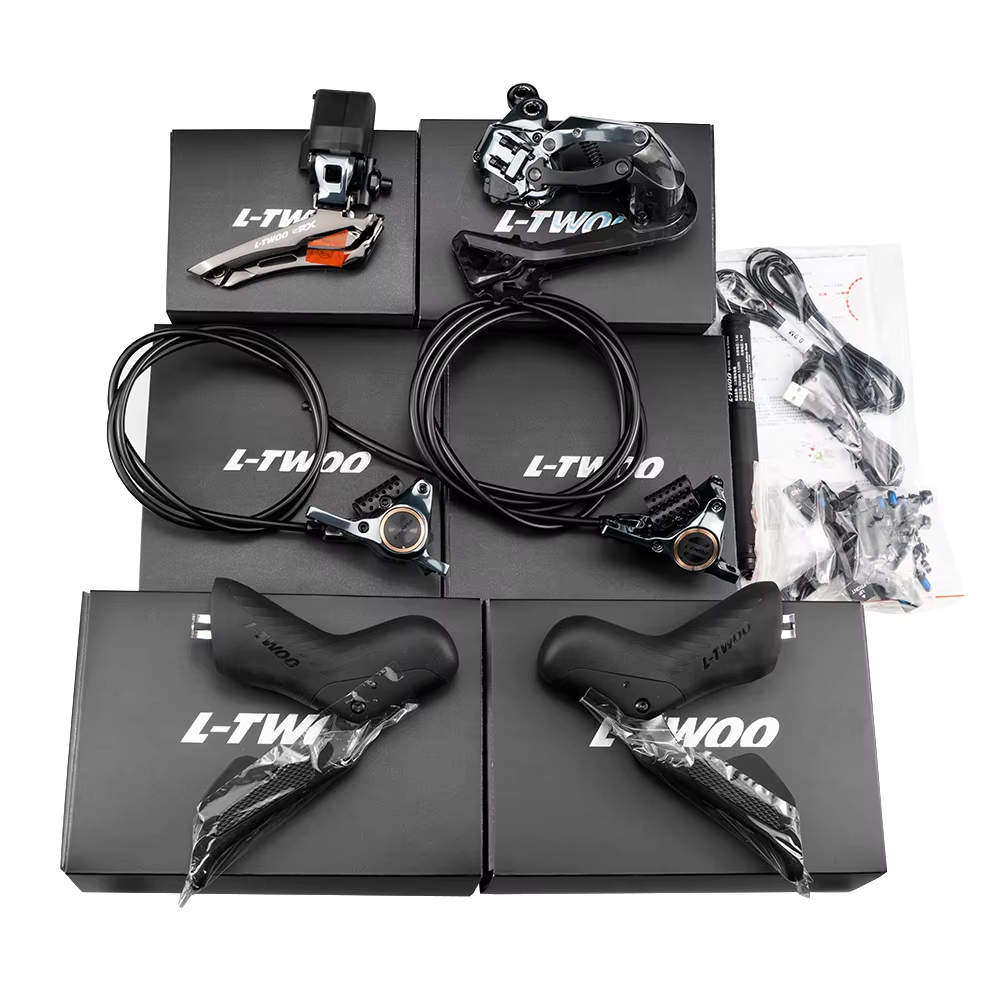 LTWOO  eRX eR9 V3  2x 10 11 12 Speed Electric / Hydraulic Disc Brake Electronic Groupset, Road Electronic Groupset, Replaceable battery, APP programming carbon fiber aluminum