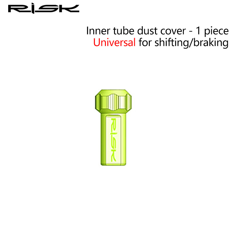 RISK Mountain/Road Bike Aluminum Alloy Oil Injection Needle Cap for Gear and Brake Cable Dustproof and Waterproof End Cap RC306