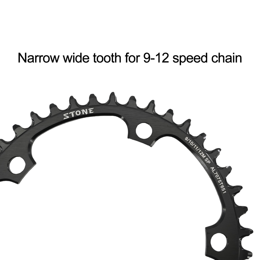 Stone 135BCD Chainring Round Narrow Wide 42 44 46 48 52 54 56T 58 60T tooth Road MTB Bike ChainWheel 9 10 11 12s speed hollow aero