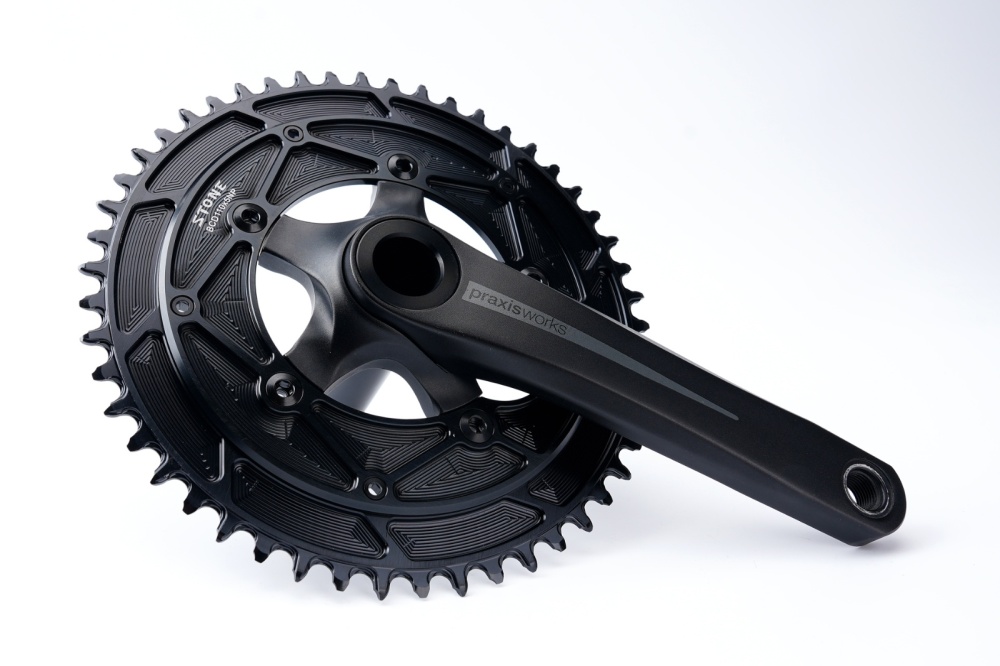 Stone 110bcd Round Chainring 4MM Offset Aero for Force Red Rival S350 S900 42t To 60t Road Bike for Sram Cx Gravel Quarq 5 Arms 12s 12 Speed