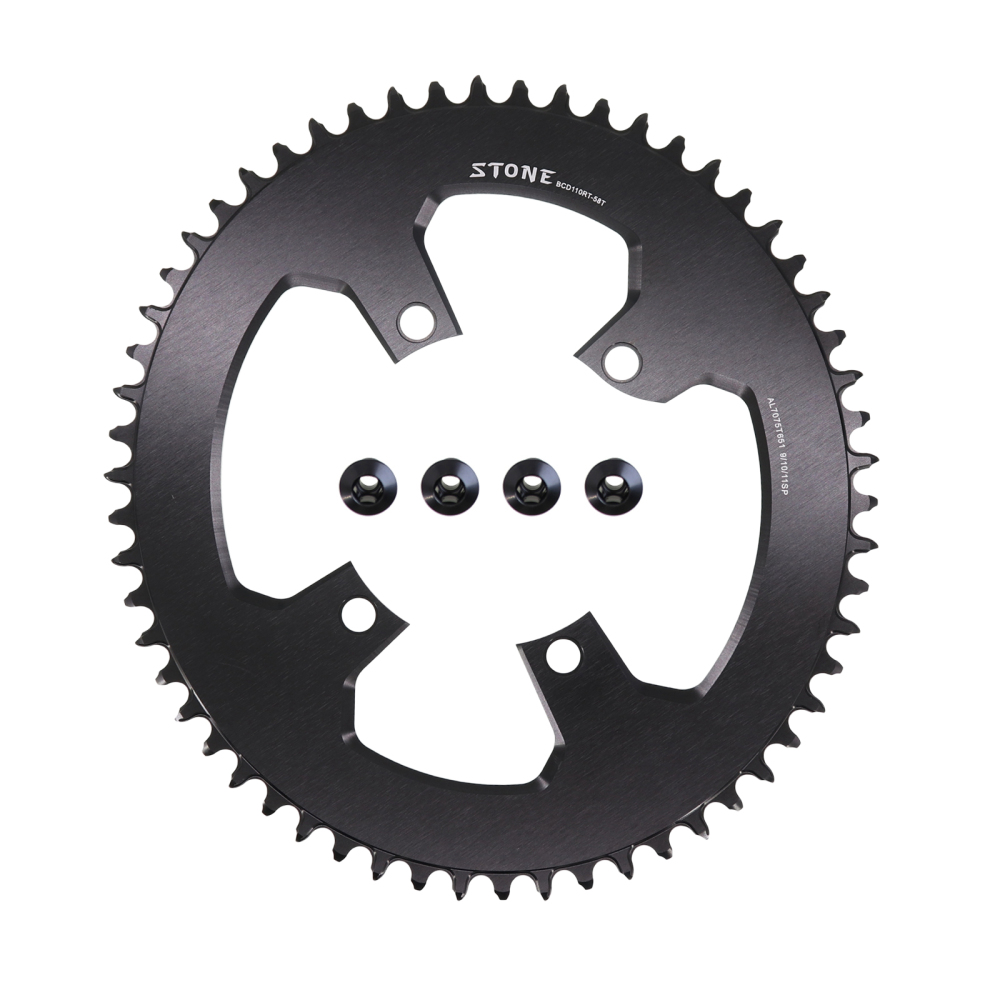 Stone Chainring 110 BCD Oval for Shimano 105 R7000 R8000 R9100 36 40T 44T 46T 48T 50T 52T 54 56 58T 60T Bike Chainwheel 110bcd UTR8000 DAR9100 ULTEGRA DURA-ACE