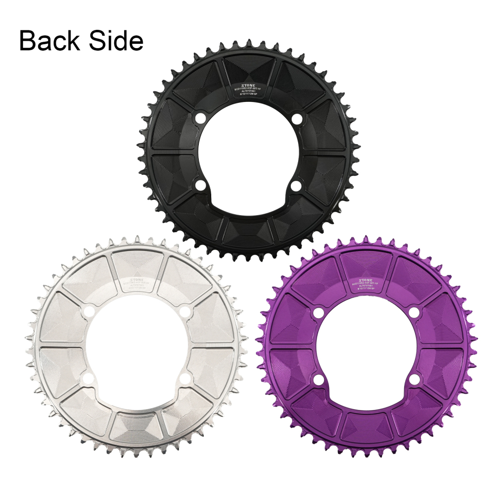 STONE 110bcd chainring for road bike 4mm inner offset 38 40 42 44 46 48 50 52 54 56 58T 1x speed 11s 12s r7100 r8100 r9200 r7000 r8000 r9100