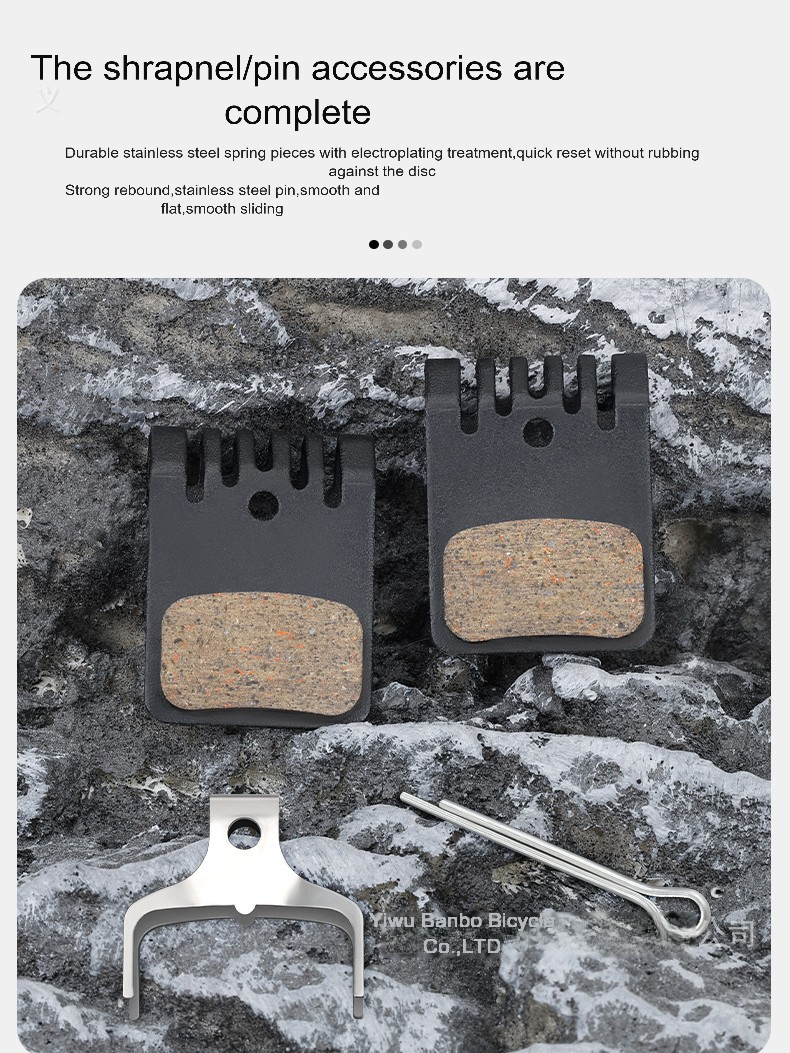 LTWOO Disc Brake Pads Semi-Metallic for R5 R7 R9 RX Road Bike Hydraulic Calipers - High Performance Brake Shoes
