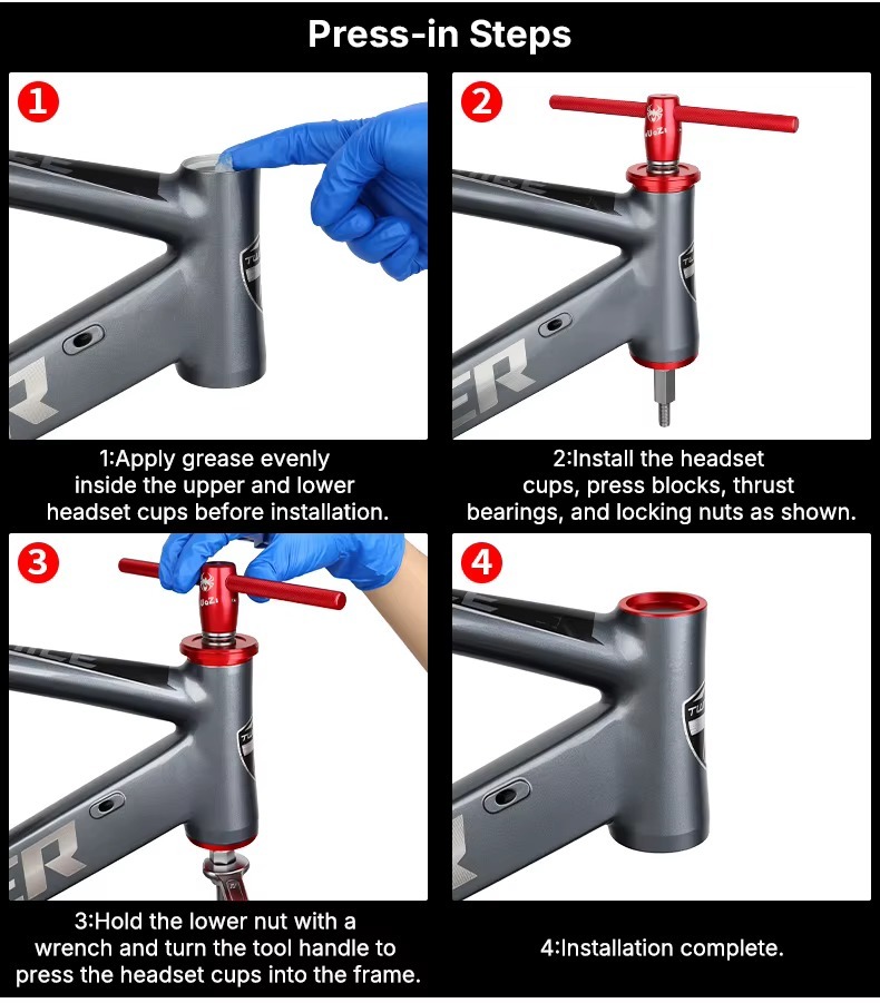 MUQZI Bottom Bracket Headset Bearing Press in Install Tool Kit Bike Bottom Bracket Removal Tool for BB86 BB30 BB92 PF30