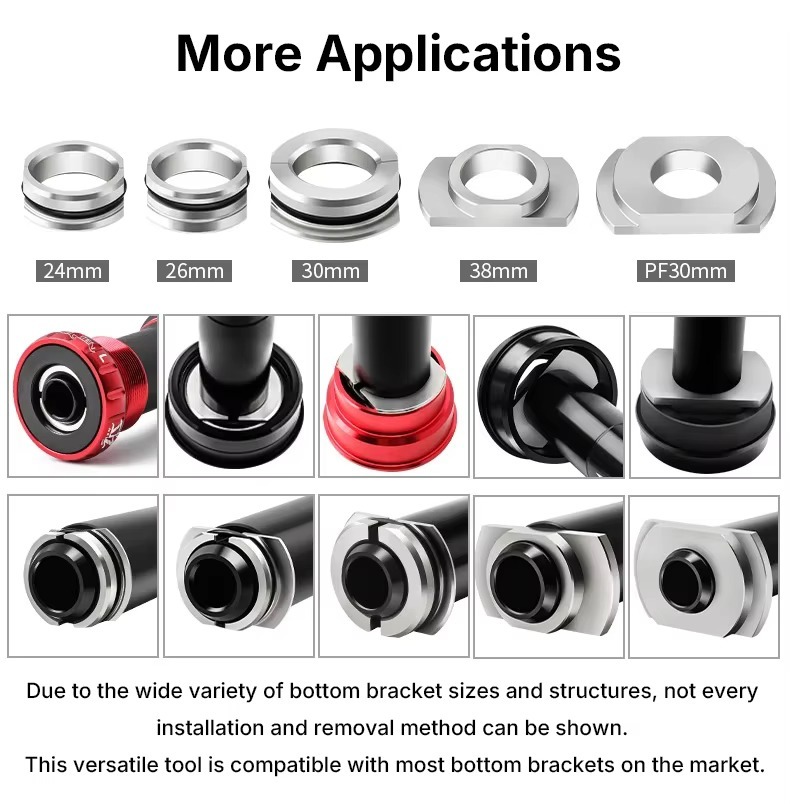 MUQZI Bottom Bracket Headset Bearing Press in Install Tool Kit Bike Bottom Bracket Removal Tool for BB86 BB30 BB92 PF30