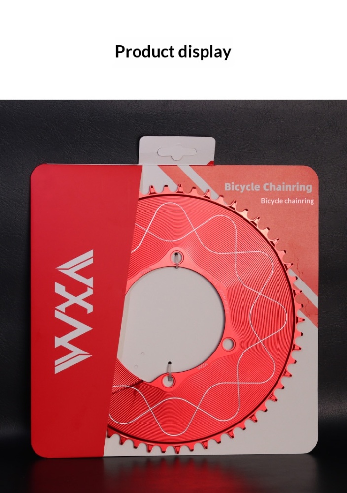 VXM 110BCD 4-Bolt Narrow Wide Chainring 40T–58T, 3mm Offset, 8–12 Speed, Compatible with Shimano R2000/R3000/4700/5800/6800/R7000/R8000/R7100/R8100/R9200