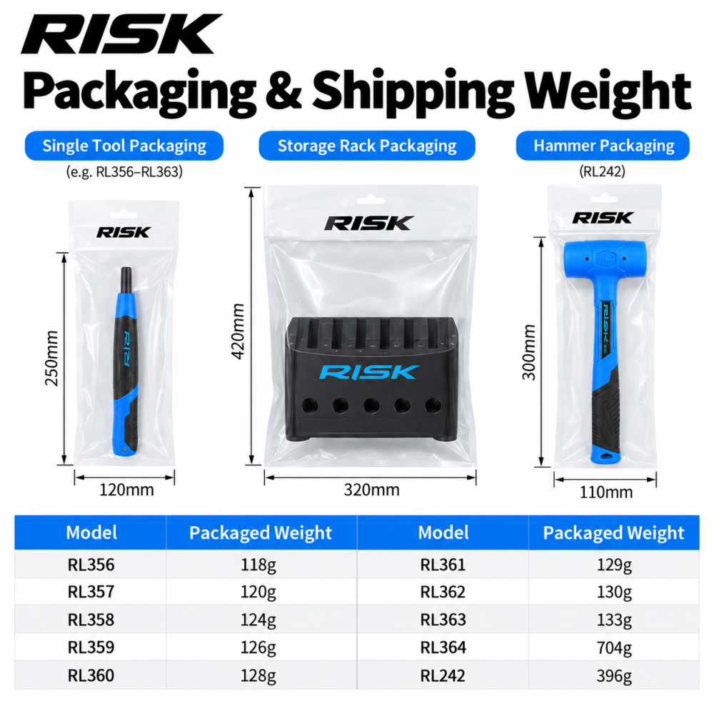 RISK Bicycle Front Fork Dust Seal Driver Tool Suspension Fork Seal Installation Maintenance Tool 30 32 34 35 36 37 38 40mm