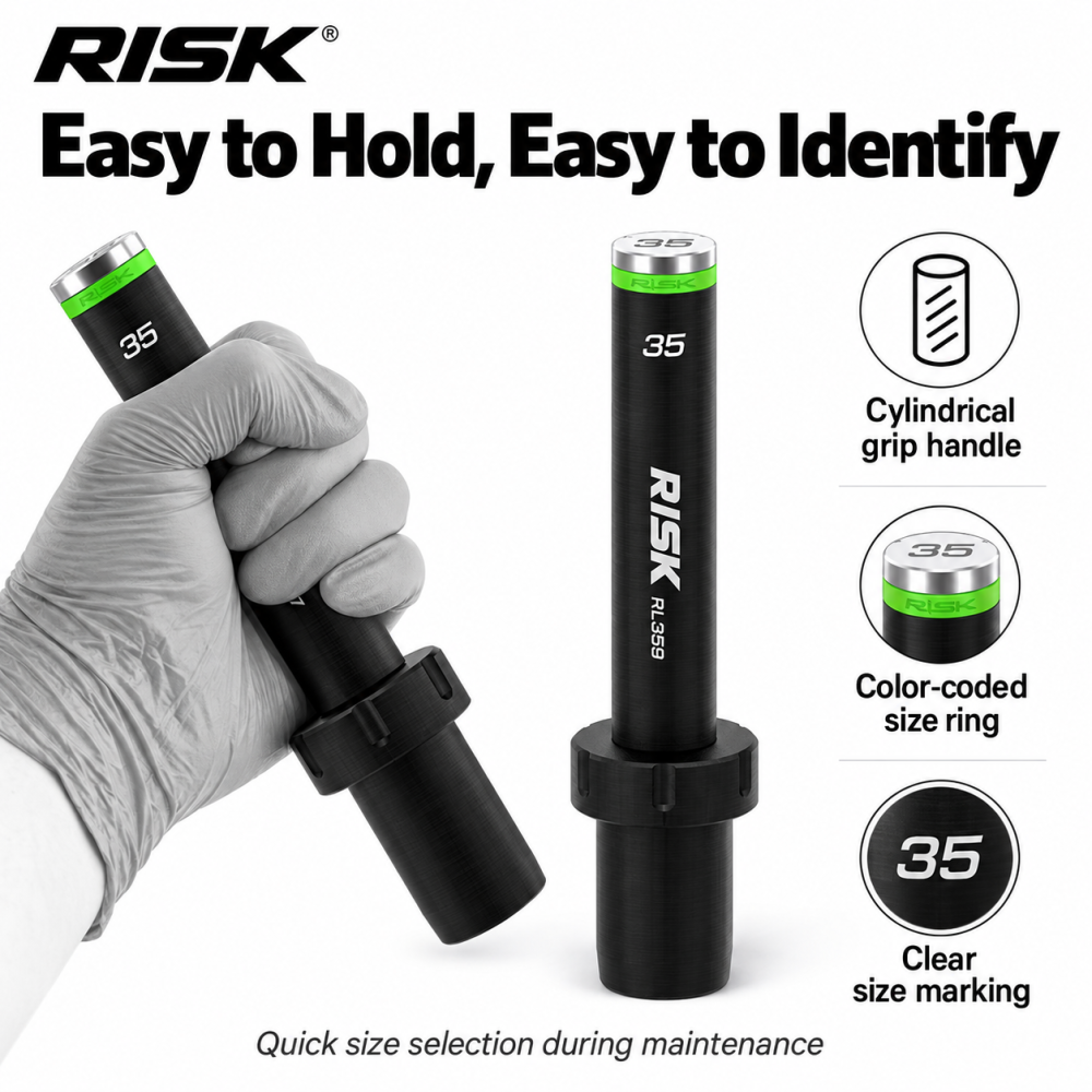 RISK Bicycle Front Fork Dust Seal Driver Tool Suspension Fork Seal Installation Maintenance Tool 30 32 34 35 36 37 38 40mm
