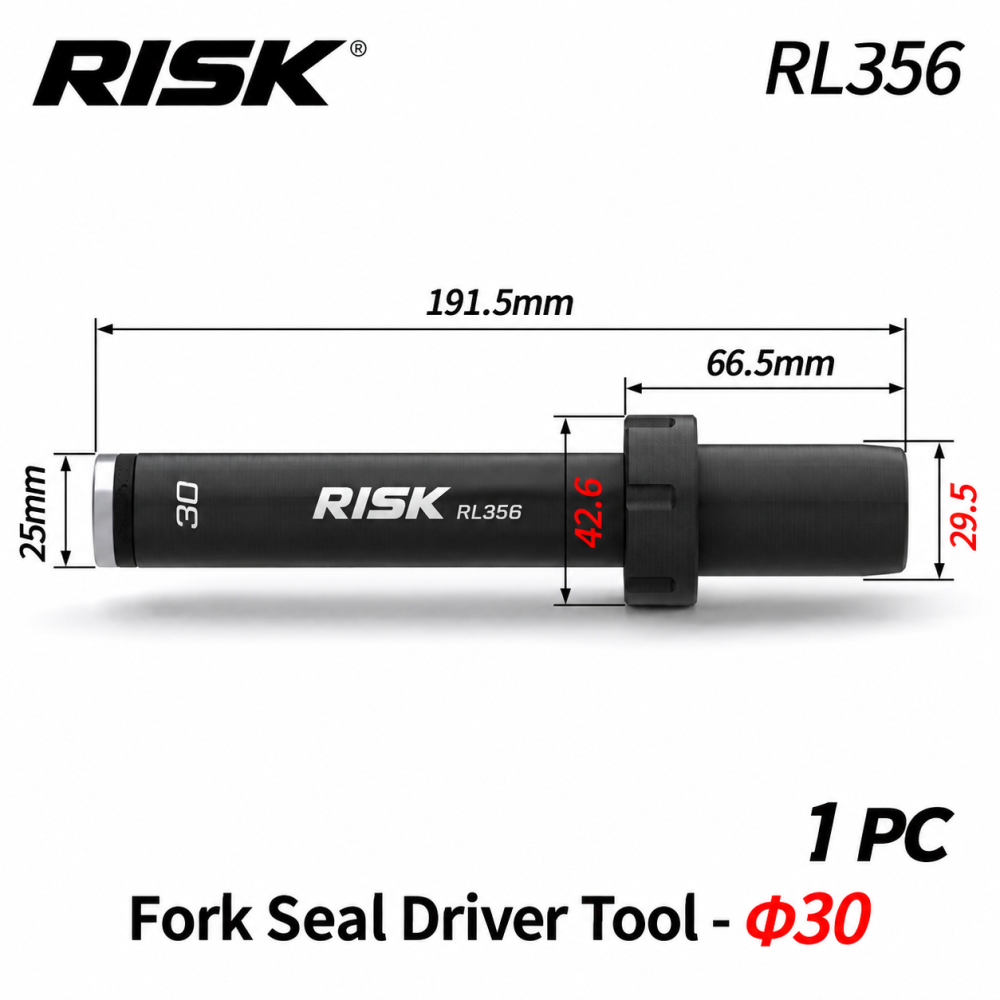 RISK Bicycle Front Fork Dust Seal Driver Tool Suspension Fork Seal Installation Maintenance Tool 30 32 34 35 36 37 38 40mm