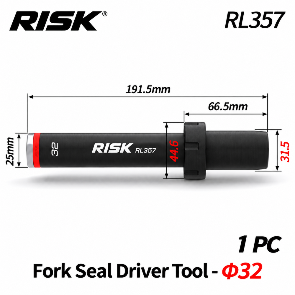 RISK Bicycle Front Fork Dust Seal Driver Tool Suspension Fork Seal Installation Maintenance Tool 30 32 34 35 36 37 38 40mm