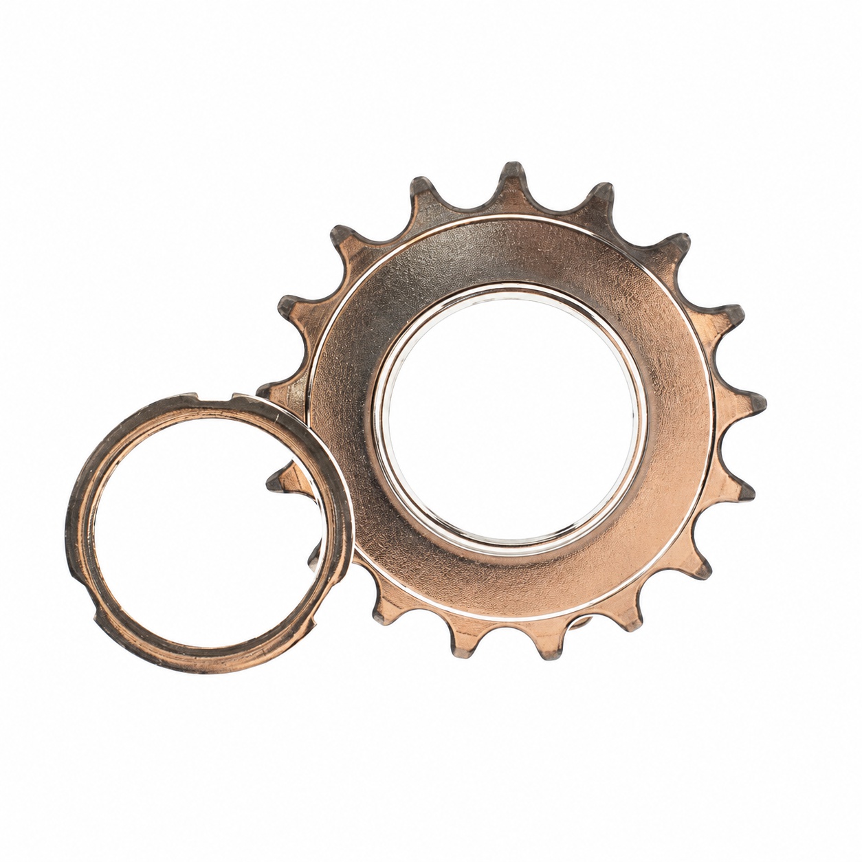 DJC Fixed Gear Track Bike Rear Cog with Lockring, 13–18T 13T 14T 15T 16T 17T 18T freewheel, Fixed Gear and Fixie