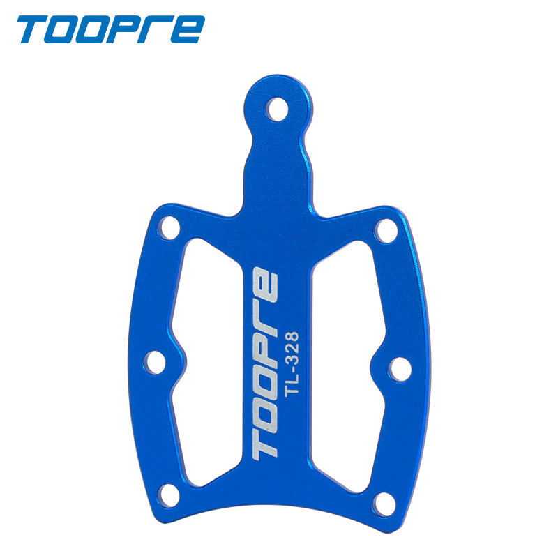 TOOPRE TL-328 Chainring Wear Gauge for 1x Narrow-Wide Chainrings, CNC Aluminum Bicycle Inspection Tool - hero