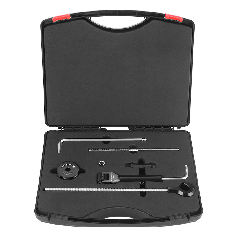 TOOPRE TL-341 Crank Bolt Removal Tool Kit, Controlled-Leverage 8mm and 10mm Hex Tool with Storage Case - TL341