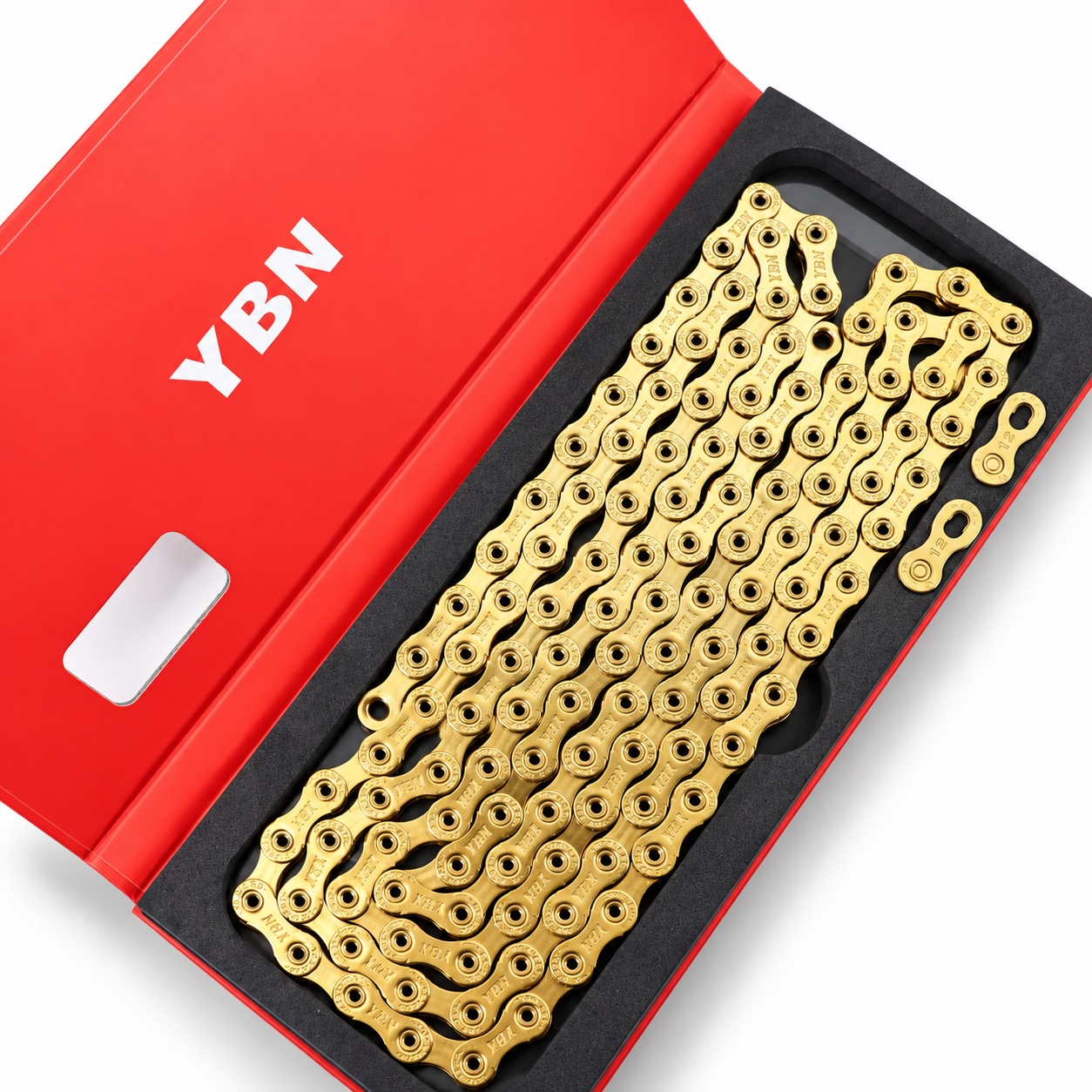 YBN Bike Chain 6/7/8/9/10/11/12-speed SLA Bicycle Chain for Shimano for SRAM MTB Road Gravel Silver Black Gold Oil Slick