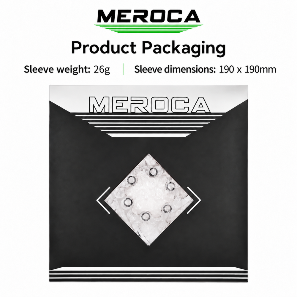 MEROCA 6-Bolt Cooling Disc Brake Rotor – Standard 160/180mm & Luminous 160mm, Mounting Bolts Included