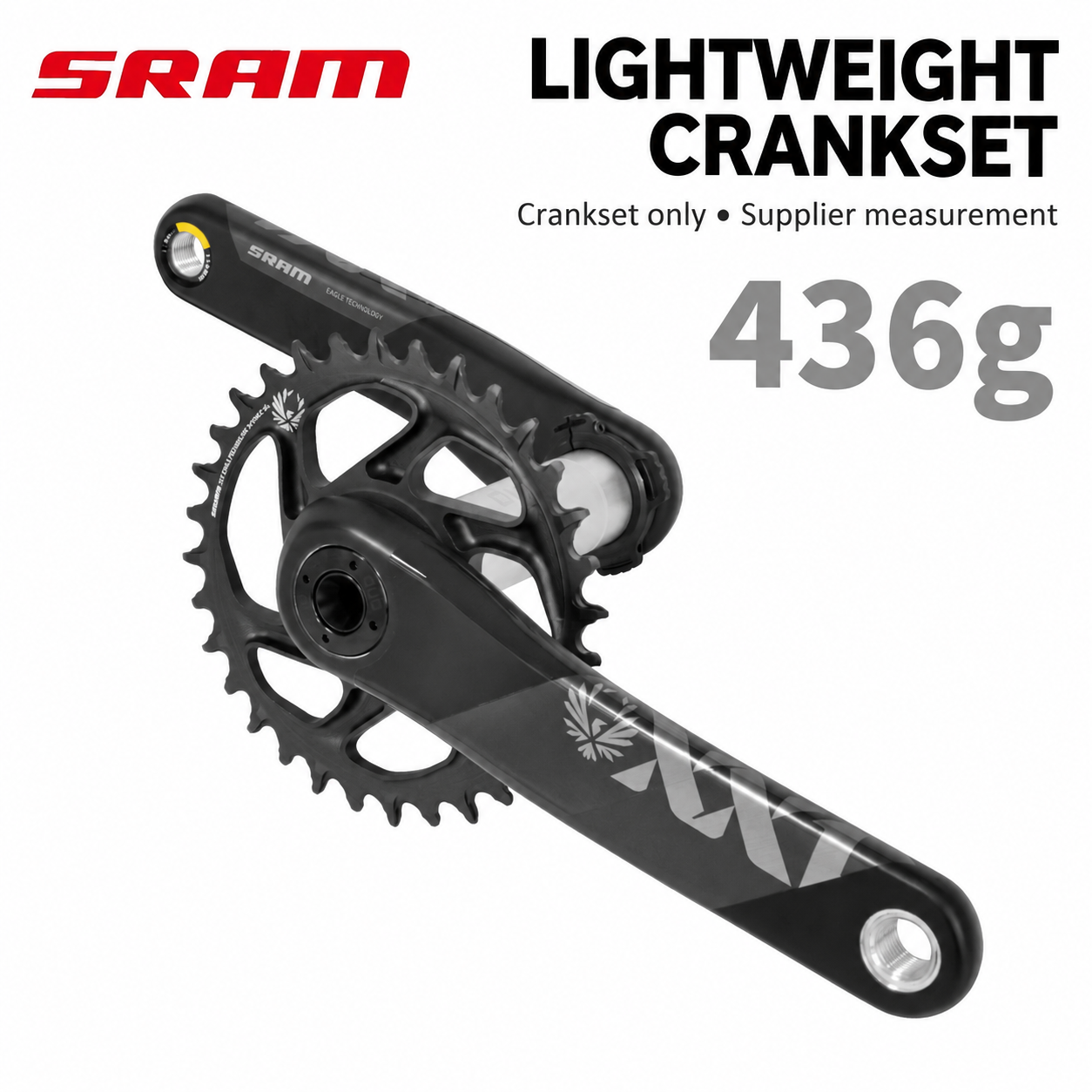 SRAM XX1 175mm 32T Carbon Crankset, Crankset with AXS Sensor or Sensor Only - detail 4