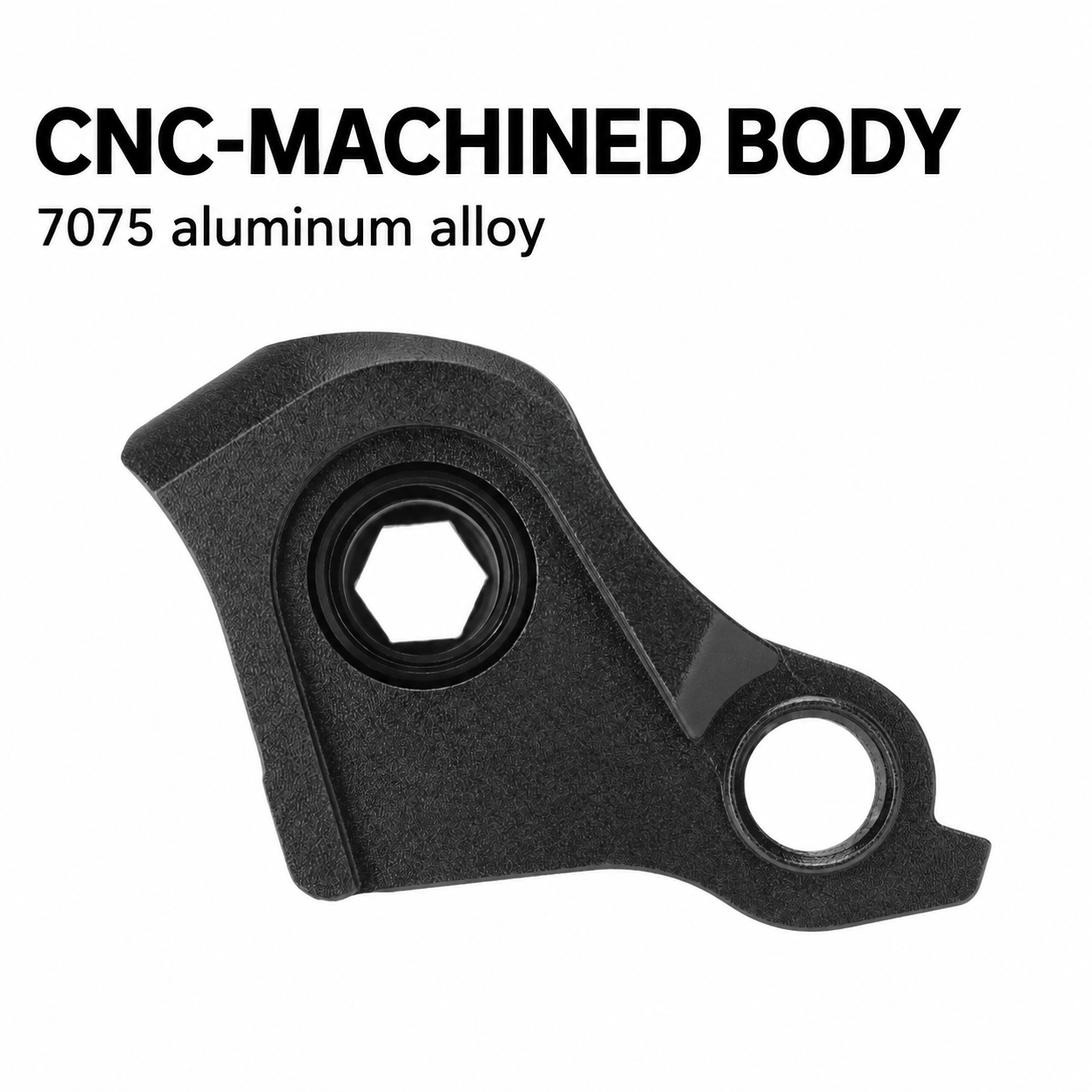 UDH-Style 7075 Aluminum Derailleur Hanger, M12 1.0 / 1.5mm Pitch or Hanger with Thru Axle - detail 2