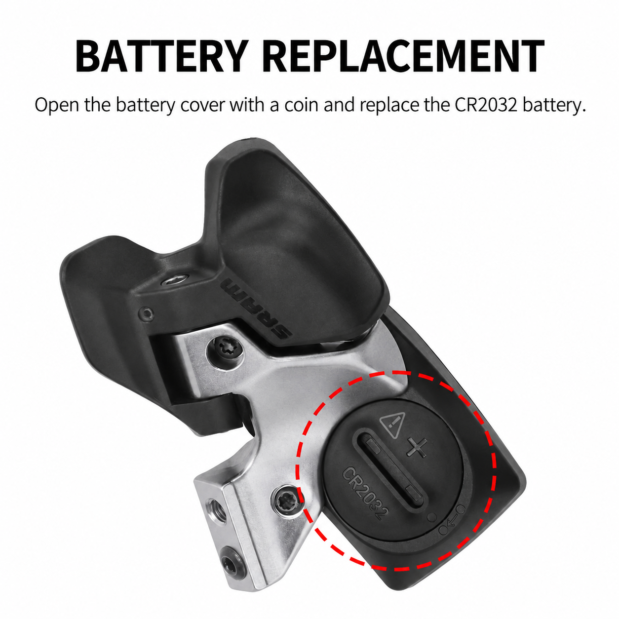 SRAM AXS Left Wireless Controller, CR2032 Battery Type, 73g - detail 10
