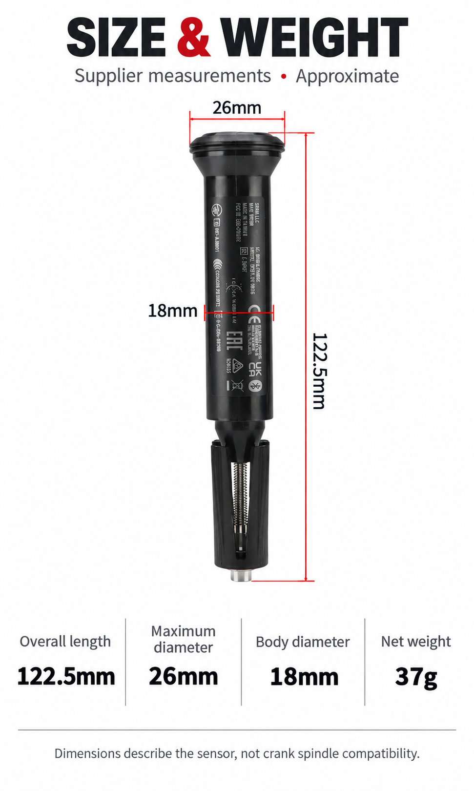RockShox Flight Attendant Pedal Sensor for SRAM DUB Cranks - detail 9