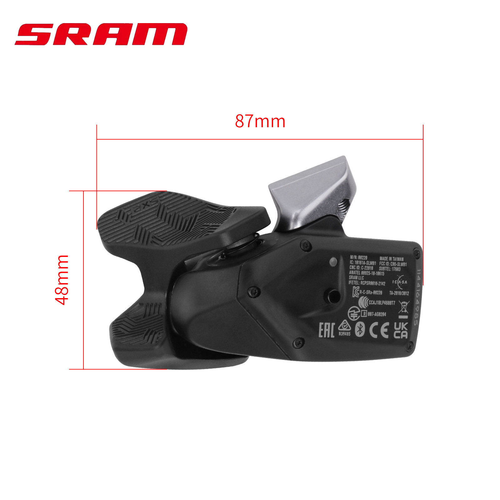 SRAM AXS Left Wireless Controller, CR2032 Battery Type, 73g - detail 4