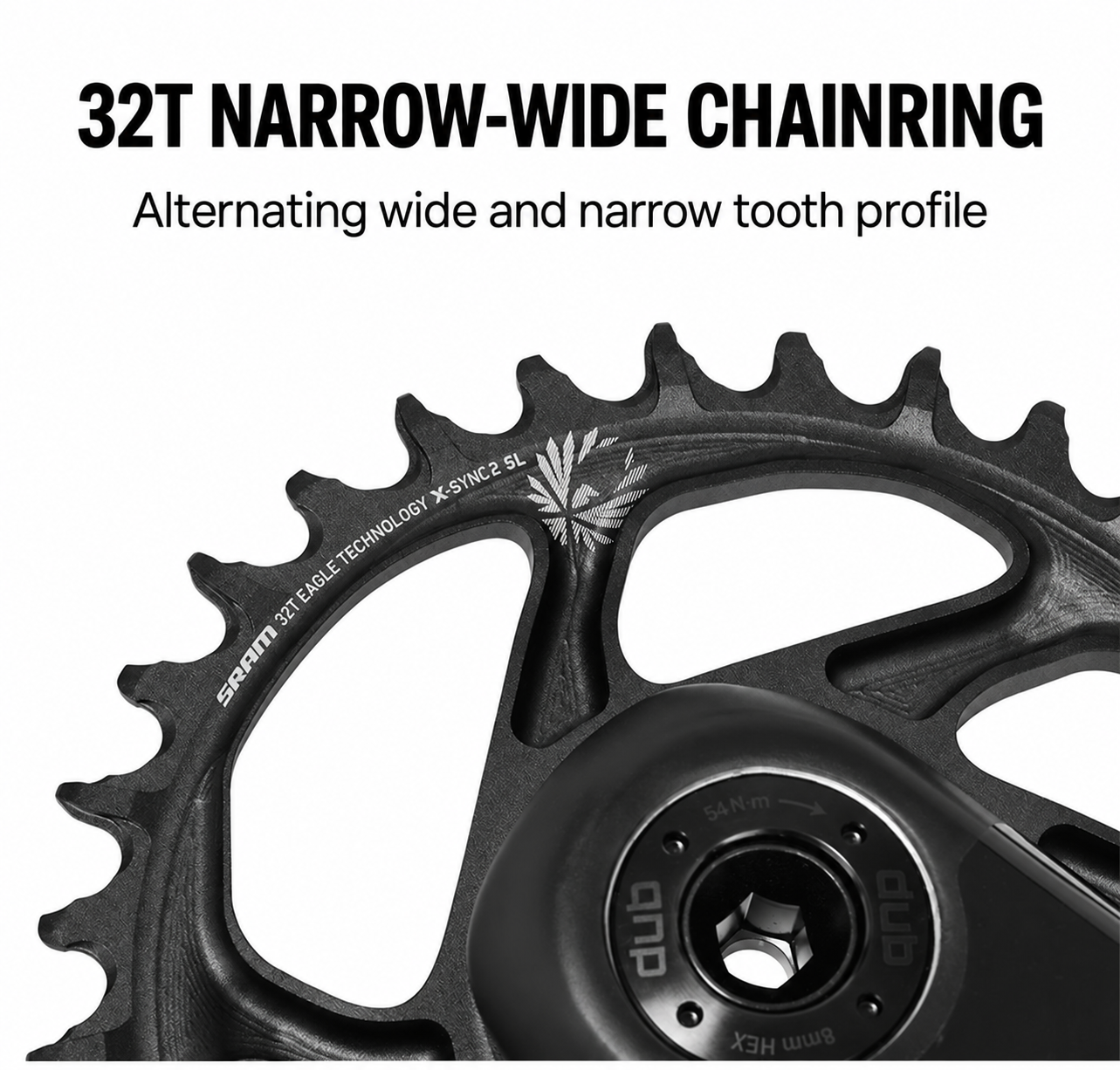 SRAM XX1 175mm 32T Carbon Crankset, Crankset with AXS Sensor or Sensor Only - detail 12