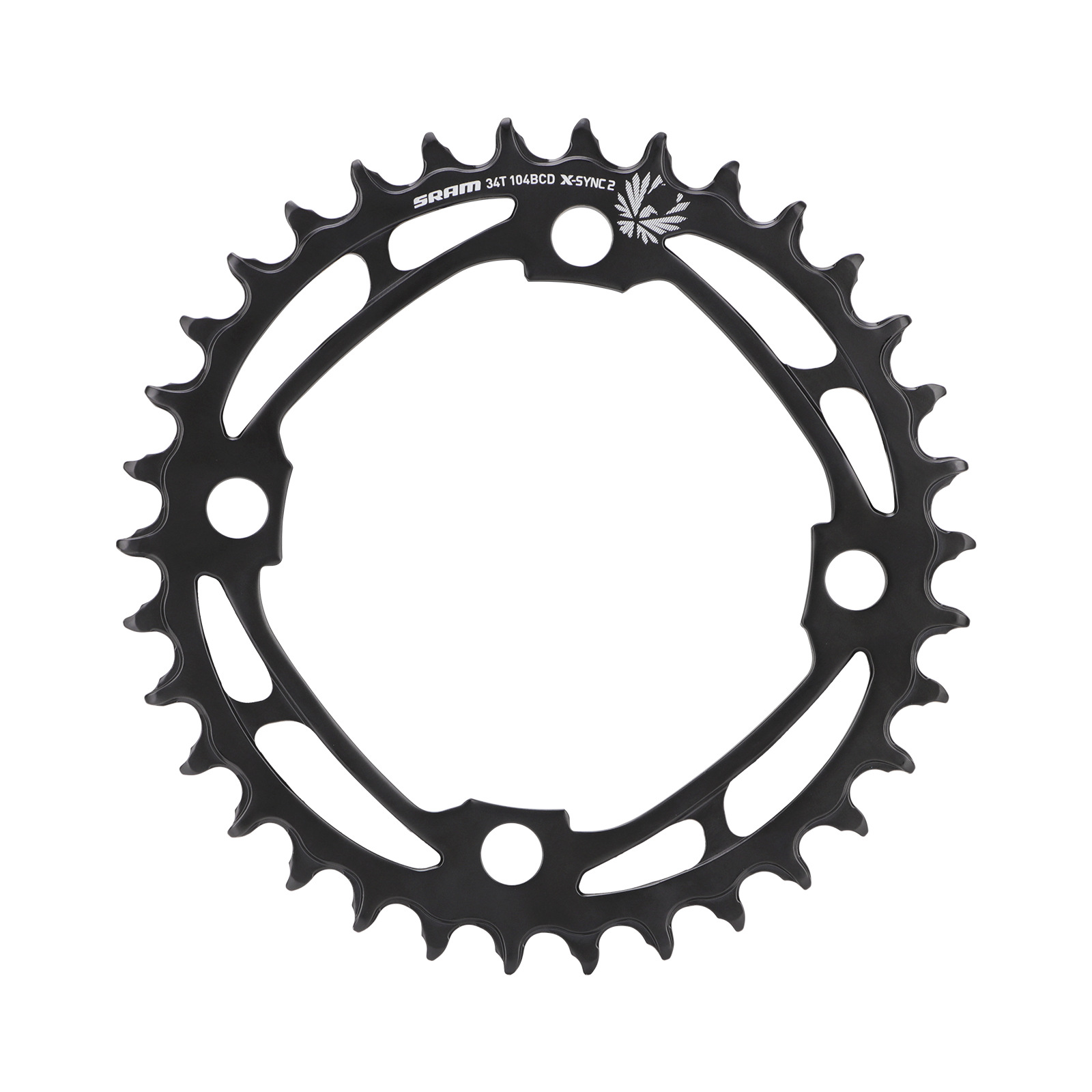 SRAM X-SYNC 2 104BCD 34T Steel Chainring with Bolts, 11 / 12 Speed - detail 5