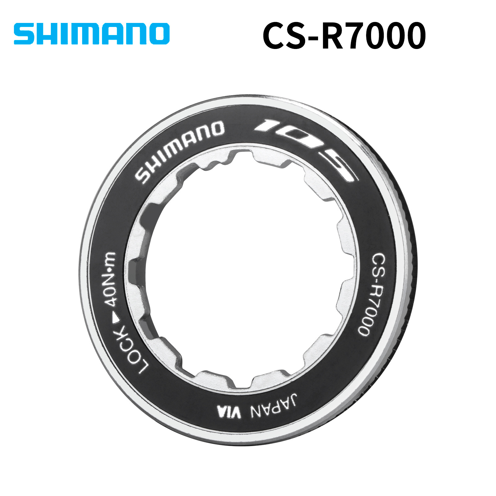 SHIMANO CS-R7000 Cassette Lockring, 35mm Bicycle Cassette Lock Ring - detail 6