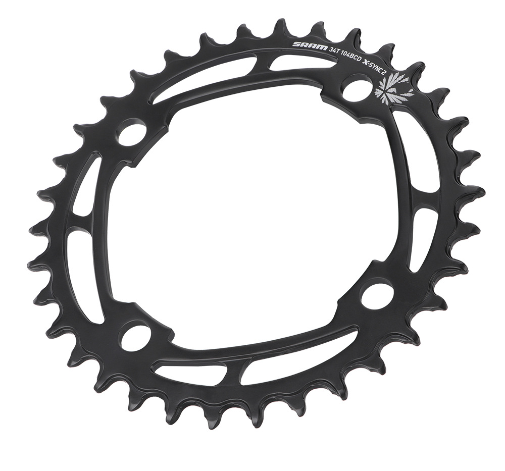 SRAM X-SYNC 2 104BCD 34T Steel Chainring with Bolts, 11 / 12 Speed - detail 7