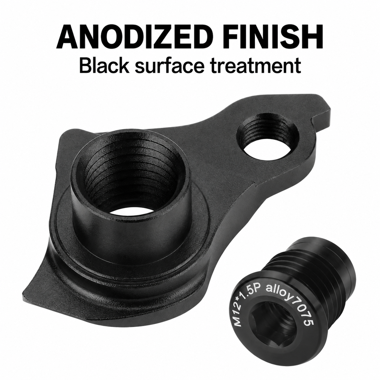 UDH-Style 7075 Aluminum Derailleur Hanger, M12 1.0 / 1.5mm Pitch or Hanger with Thru Axle - detail 13