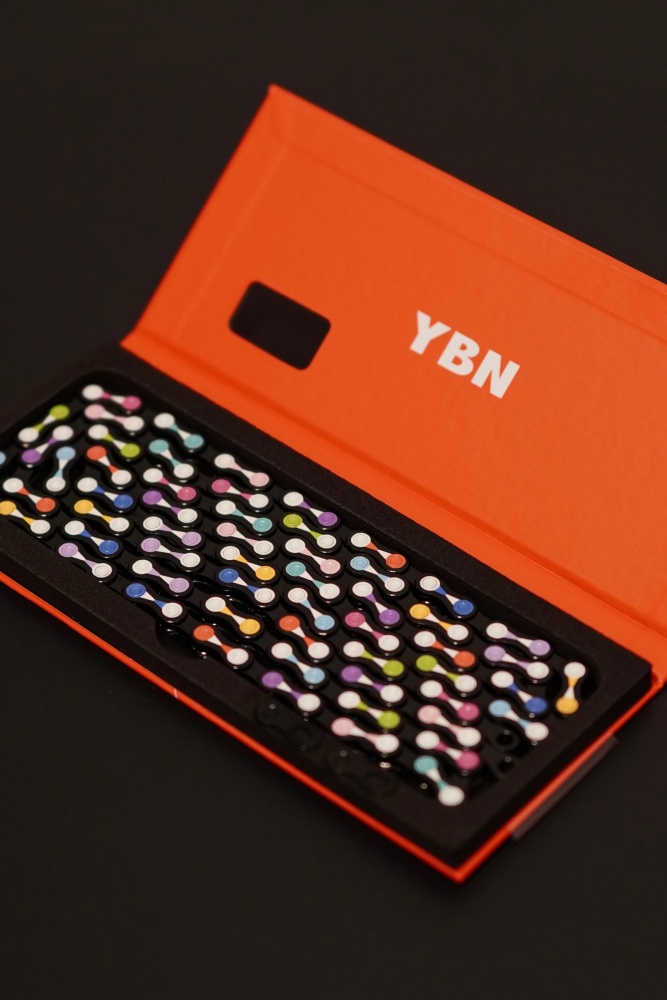 YBN Bicycle Chain 11/12 Speed X candy Pattern Bike Chain Compatible with Shimano SRAM MTB Road Gravel, Silver Black