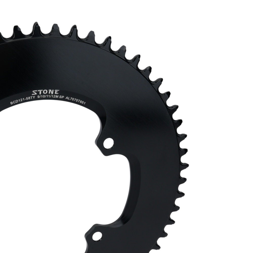 STONE 121BCD 1X Single chainring Round Narrow-Wide Chainring for Campagnolo CP Crankset Super Record Wireless 9-12 Speed For Road Bike Gravel Bike TT Bike 44T 54T 56T 58T 60T