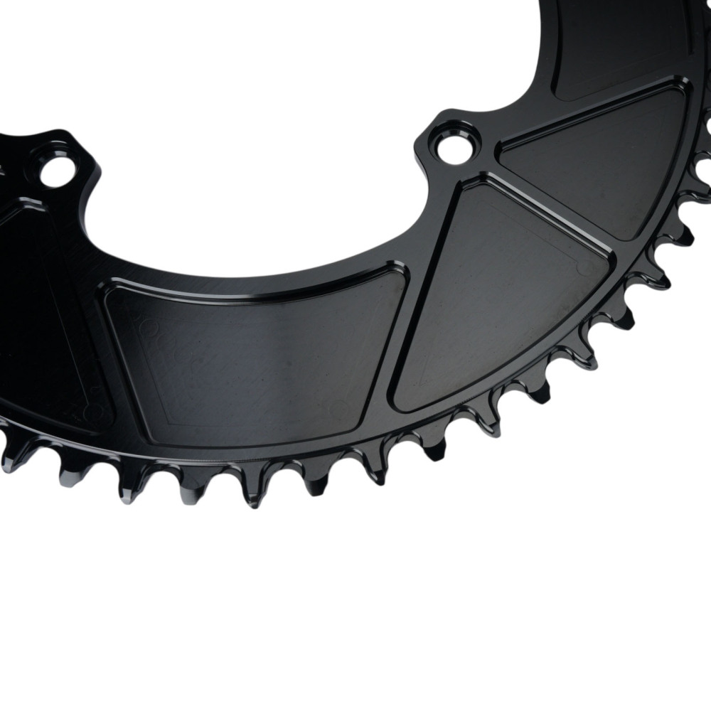 STONE 121BCD 1X Single chainring Round Narrow-Wide Chainring for Campagnolo CP Crankset Super Record Wireless 9-12 Speed For Road Bike Gravel Bike TT Bike 44T 54T 56T 58T 60T