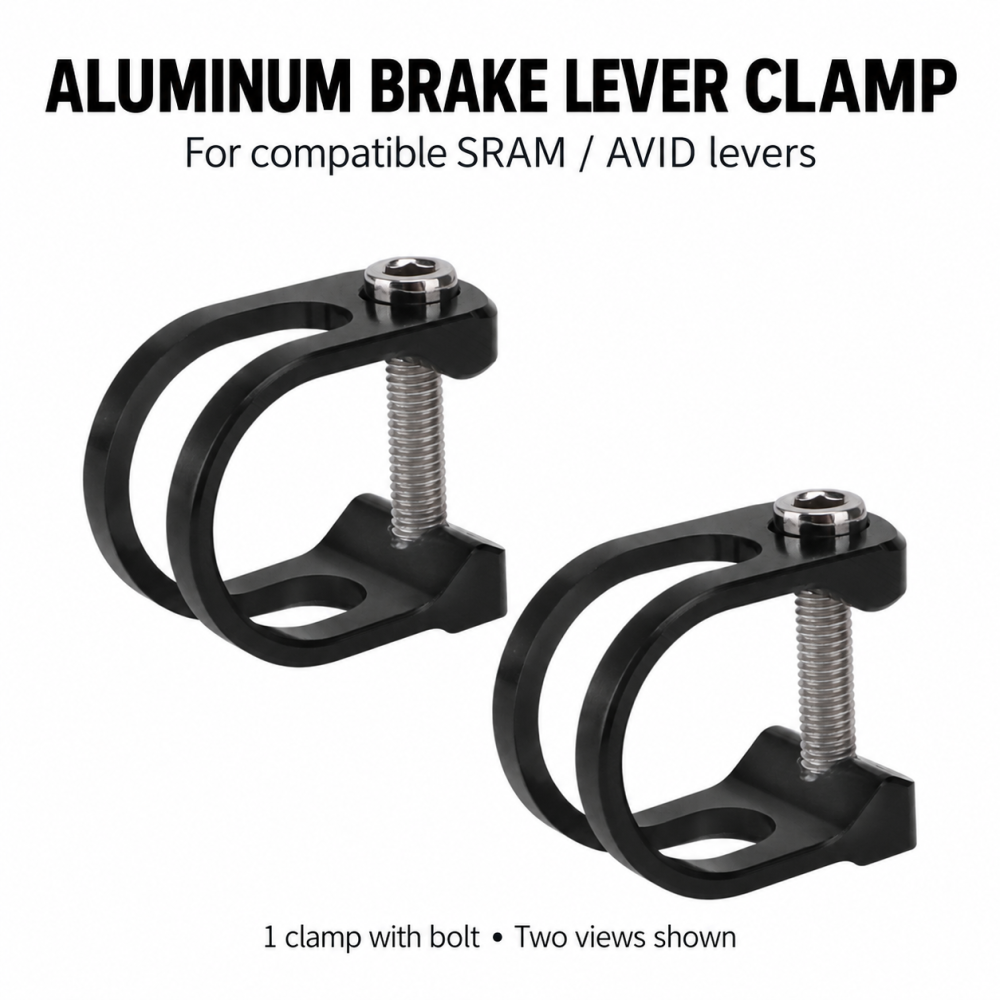 Aluminum Brake Lever Clamp with Bolt for Compatible SRAM / AVID Levers, 11g