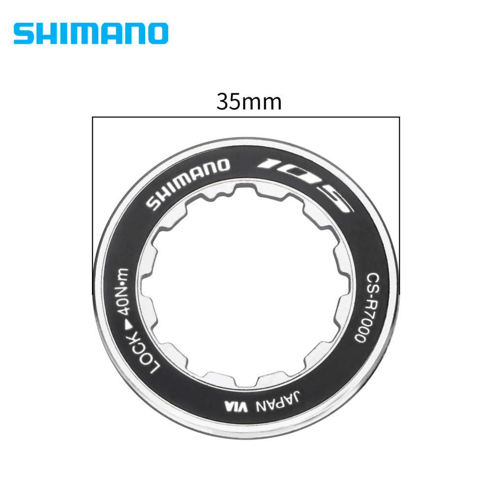 SHIMANO CS-R7000 Cassette Lockring, 35mm Bicycle Cassette Lock Ring