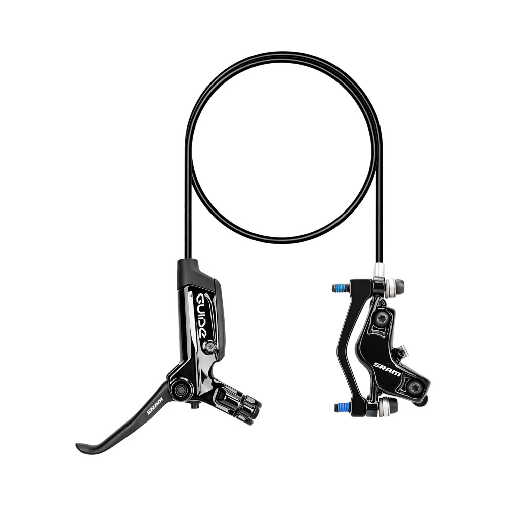 SRAM Guide T 4-Piston Hydraulic Disc Brake Pair, 850 / 1500mm Hoses