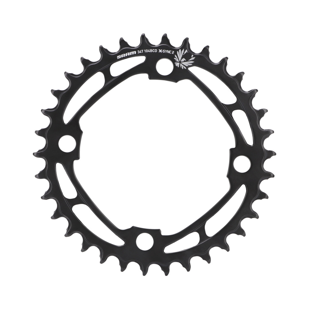 SRAM X-SYNC 2 104BCD 34T Steel Chainring with Bolts, 11 / 12 Speed