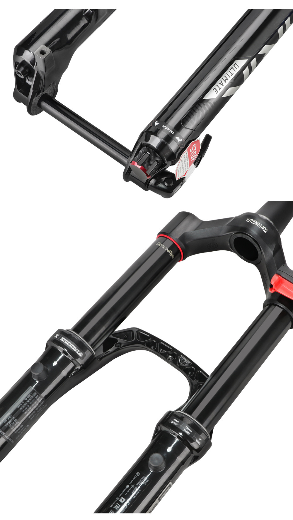 RockShox LYRIK / ZEB Ultimate Flight Attendant 29in Fork, 150 / 170mm, Boost 15x110 - detail 7