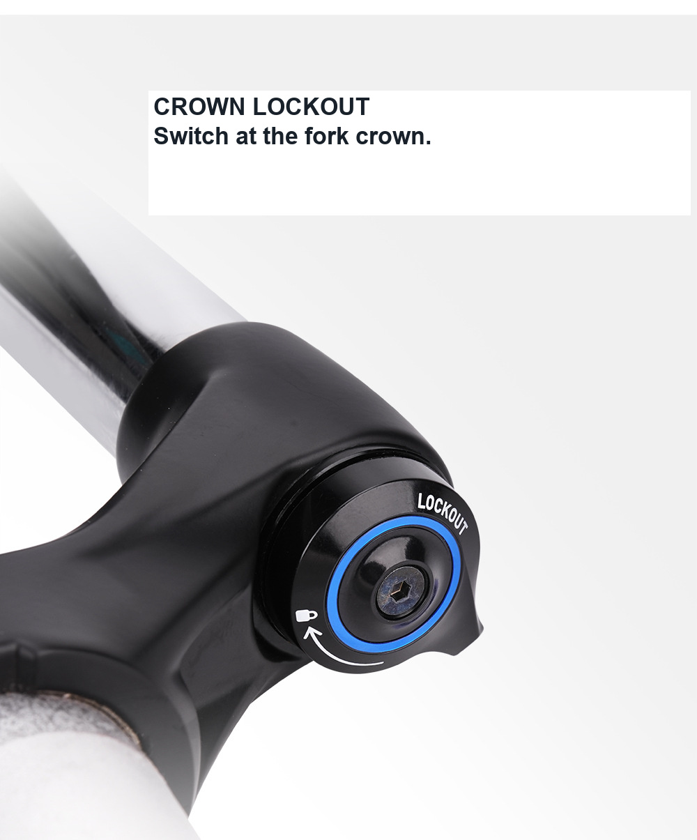 RockShox Judy 27.5in 120mm Coil Fork, 9x100mm Quick Release, Tapered Steerer, Lockout - detail 6