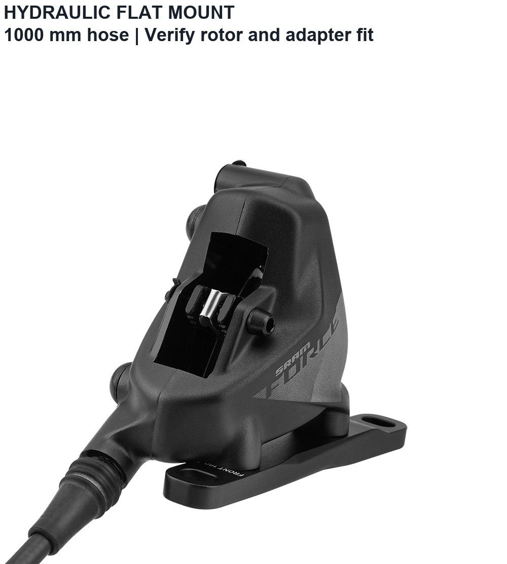 SRAM Force eTap AXS Left Shift-Brake Lever + Front Flat-Mount Caliper, 1000mm Hose - detail 5