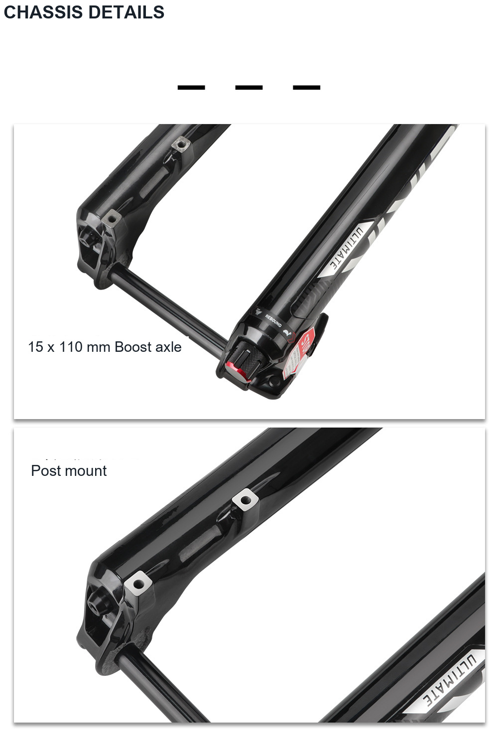 RockShox LYRIK / ZEB Ultimate Flight Attendant 29in Fork, 150 / 170mm, Boost 15x110 - detail 10